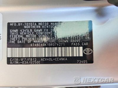 Zdjęcie 12 z 12 samochodu: 2009 TOYOTA CAMRY LE VIN:4T4BE46K19R074271 - miniatura