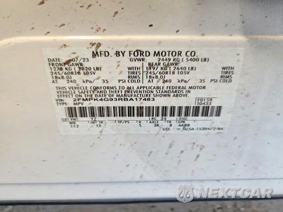 Zdjęcie 13 z 13 samochodu: 2024 FORD EDGE SE VIN:2FMPK4G93RBA17483 - miniatura