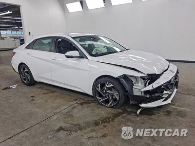 Czwarte zdjęcie samochodu z boku: 2025 HYUNDAI ELANTRA LIMITED VIN:KMHLN4DJ3SU143587 - miniatura