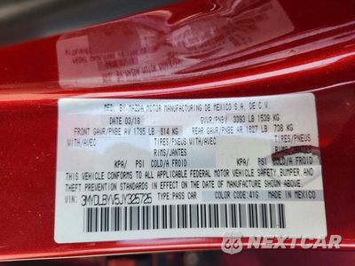 Zdjęcie 12 z 12 samochodu: 2018 TOYOTA YARIS IA BASE VIN:3MYDLBYV5JY325725 - miniatura