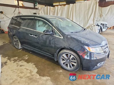 Czwarte zdjęcie samochodu z boku: 2015 HONDA ODYSSEY TOURING VIN:5FNRL5H96FB032492 - miniatura
