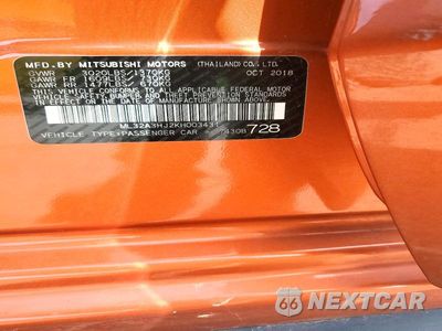 Zdjęcie 12 z 12 samochodu: 2019 MITSUBISHI MIRAGE ES VIN:ML32A3HJ2KH003431 - miniatura