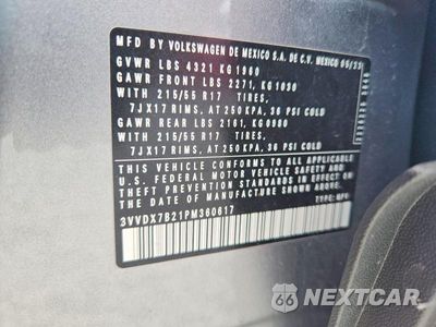 Zdjęcie 13 z 13 samochodu: 2023 VOLKSWAGEN TAOS S VIN:3VVDX7B21PM360617 - miniatura