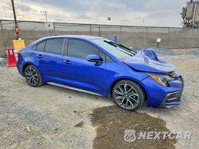 Czwarte zdjęcie samochodu z boku: 2021 TOYOTA COROLLA XSE VIN:JTDT4MCE5MJ067791 - miniatura