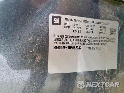 Zdjęcie 12 z 12 samochodu: 2017 BUICK REGAL SPORT TOURING VIN:2G4GL5EX7H9183242 - miniatura