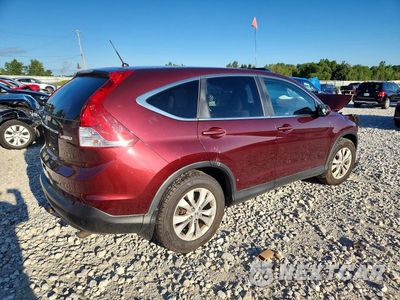 Trzecie zdjęcie samochodu z tyłu: 2013 HONDA CR-V EX VIN:5J6RM4H54DL088391 - miniatura