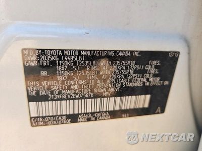 Zdjęcie 13 z 13 samochodu: 2014 TOYOTA RAV 4 LIMITED VIN:2T3YFREV2EW075876 - miniatura