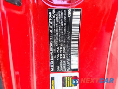 Zdjęcie 12 z 12 samochodu: 2007 MERCEDES-BENZ SLK 350 VIN:WDBWK56F47F148607 - miniatura