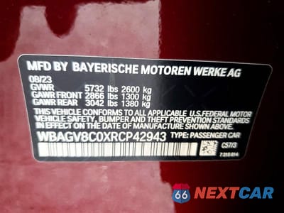 Zdjęcie 13 z 13 samochodu: 2024 BMW M850XI VIN:WBAGV8C0XRCP42943 - miniatura