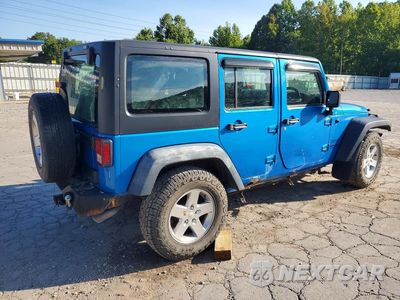 Trzecie zdjęcie samochodu z tyłu: 2015 JEEP WRANGLER UNLIMITED SPORT VIN:1C4BJWKG9FL533605 - miniatura