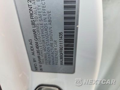 Zdjęcie 13 z 13 samochodu: 2016 AUDI A3 PREMIUM VIN:WAUB8GFF8G1111435 - miniatura