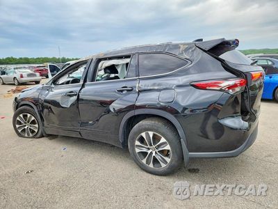 Drugie zdjęcie samochodu z przodu: 2020 TOYOTA HIGHLANDER XLE VIN:5TDGZRBH3LS037749 - miniatura