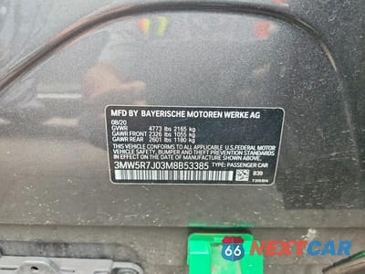 Zdjęcie 12 z 12 samochodu: 2021 BMW 330XI VIN:3MW5R7J03M8B53385 - miniatura