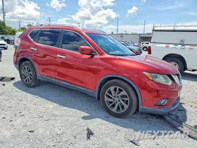 Czwarte zdjęcie samochodu z boku: 2016 NISSAN ROGUE SL VIN:5N1AT2MT5GC763549 - miniatura