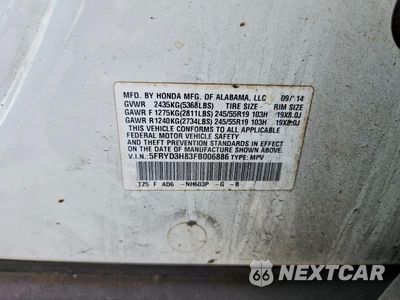 Zdjęcie 13 z 13 samochodu: 2015 ACURA MDX ADVANCE VIN:5FRYD3H83FB006886 - miniatura