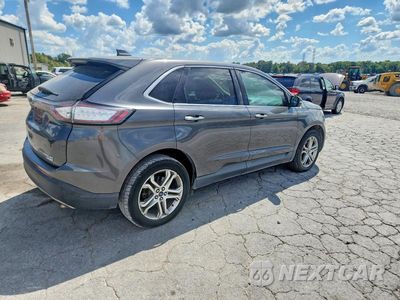 Trzecie zdjęcie samochodu z tyłu: 2015 FORD EDGE TITANIUM VIN:2FMTK3K92FBB04643 - miniatura