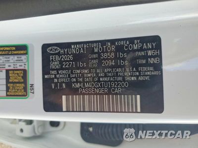 Zdjęcie 12 z 12 samochodu: 2026 HYUNDAI ELANTRA SEL SPORT VIN:KMHLM4DGXTU192200 - miniatura