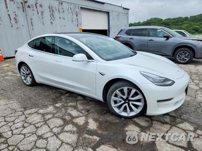Czwarte zdjęcie samochodu z boku: 2020 TESLA MODEL 3 VIN:5YJ3E1EB4LF638532 - miniatura