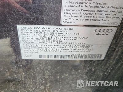 Zdjęcie 13 z 13 samochodu: 2009 AUDI Q7 3.6 QUATTRO VIN:WA1AY74L89D013668 - miniatura