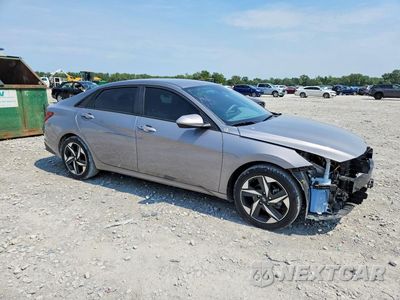 Czwarte zdjęcie samochodu z boku: 2023 HYUNDAI ELANTRA SEL VIN:KMHLS4AG2PU555251 - miniatura