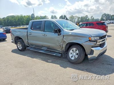 Czwarte zdjęcie samochodu z boku: 2020 CHEVROLET SILVERADO C1500 LT VIN:3GCPWCEK4LG353169 - miniatura