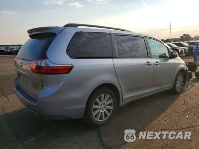 Trzecie zdjęcie samochodu z tyłu: 2017 TOYOTA SIENNA LIMITED PREMIUM 7-PASSENGER VIN:5TDDZ3DC8HS182410 - miniatura