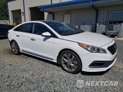 Czwarte zdjęcie samochodu z boku: 2015 HYUNDAI SONATA LIMITED 2.0T VIN:5NPE34AB9FH149345 - miniatura