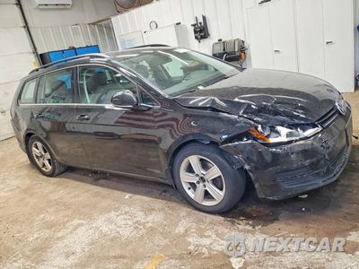 Czwarte zdjęcie samochodu z boku: 2015 VOLKSWAGEN GOLF SPORTWAGEN TDI S VIN:3VWCA7AU1FM516858 - miniatura