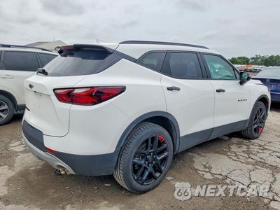 Trzecie zdjęcie samochodu z tyłu: 2021 CHEVROLET BLAZER 3LT VIN:3GNKBJRS4MS554208 - miniatura