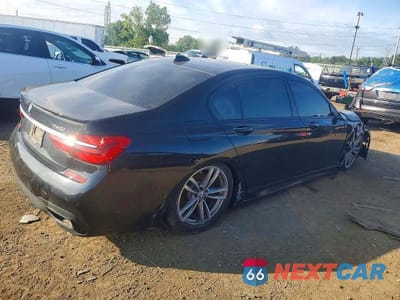 Trzecie zdjęcie samochodu z tyłu: 2019 BMW 740 XI VIN:WBA7E4C56KGV28678 - miniatura