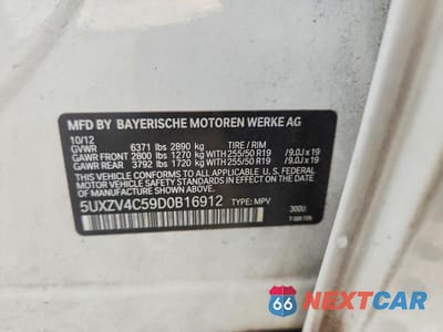 Zdjęcie 12 z 12 samochodu: 2013 BMW X5 XDRIVE35I VIN:5UXZV4C59D0B16912 - miniatura