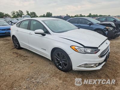 Czwarte zdjęcie samochodu z boku: 2018 FORD FUSION SE HYBRID VIN:3FA6P0LU4JR269887 - miniatura