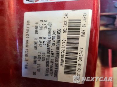 Zdjęcie 14 z 14 samochodu: 2016 MAZDA 3 TOURING VIN:JM1BM1M79G1327401 - miniatura