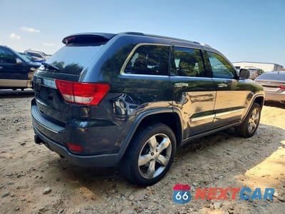 Trzecie zdjęcie samochodu z tyłu: 2013 JEEP GRAND CHEROKEE OVERLAND VIN:1C4RJECG0DC526109 - miniatura