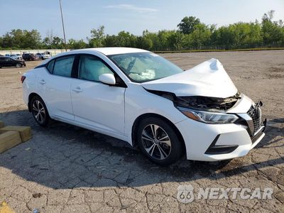 Czwarte zdjęcie samochodu z boku: 2021 NISSAN SENTRA SV VIN:3N1AB8CVXMY329601 - miniatura