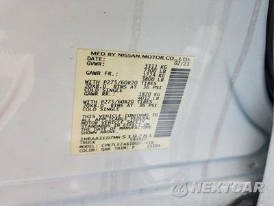 Zdjęcie 12 z 12 samochodu: 2021 NISSAN TITAN PLATINUM RESERVE VIN:1N6AA1ED7MN519281 - miniatura