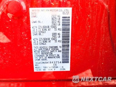 Zdjęcie 13 z 13 samochodu: 2017 NISSAN ROGUE SL VIN:5N1AT2MV8HC843754 - miniatura