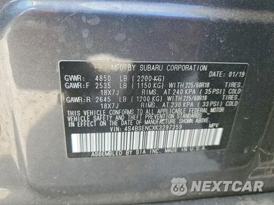 Zdjęcie 12 z 12 samochodu: 2019 SUBARU OUTBACK 3.6R LIMITED VIN:4S4BSENCXK3297259 - miniatura