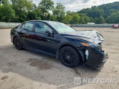 Czwarte zdjęcie samochodu z boku: 2022 TOYOTA CAMRY SE NIGHTSHADE VIN:4T1G11AKXNU050515 - miniatura