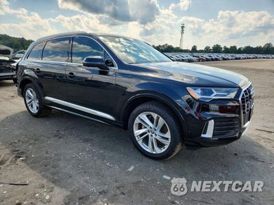 Czwarte zdjęcie samochodu z boku: 2021 AUDI Q7 PREMIUM PLUS VIN:WA1LJAF70MD011786 - miniatura
