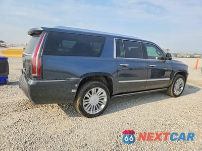 Trzecie zdjęcie samochodu z tyłu: 2019 CADILLAC ESCALADE ESV PLATINUM VIN:1GYS4KKJ9KR145948 - miniatura