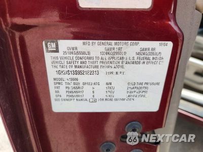 Zdjęcie 12 z 12 samochodu: 2005 GMC ENVOY VIN:1GKD5135952182313 - miniatura