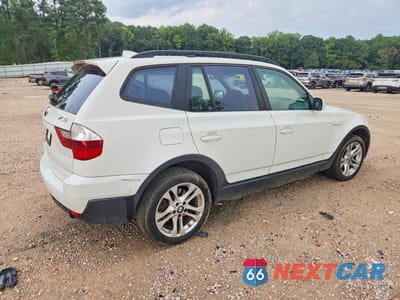 Trzecie zdjęcie samochodu z tyłu: 2007 BMW X3 3.0SI VIN:WBXPC93487WF28259 - miniatura