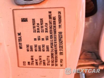 Zdjęcie 12 z 12 samochodu: 2023 TESLA MODEL 3 VIN:5YJ3E1EA2PF623749 - miniatura
