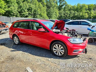 Czwarte zdjęcie samochodu z boku: 2019 VOLKSWAGEN GOLF SPORTWAGEN S VIN:3VW117AU0KM510731 - miniatura