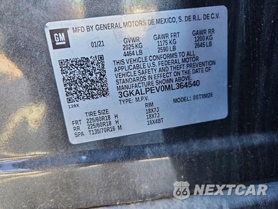 Zdjęcie 12 z 12 samochodu: 2021 GMC TERRAIN SLT VIN:3GKALPEV0ML364540 - miniatura