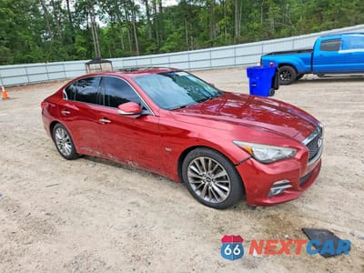 Czwarte zdjęcie samochodu z boku: 2016 INFINITI Q50 3.0T PREMIUM VIN:JN1EV7AR1GM344083 - miniatura