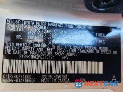 Zdjęcie 13 z 13 samochodu: 2015 LEXUS RX 350 BASE VIN:2T2BK1BA2FC315181 - miniatura