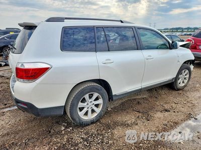 Trzecie zdjęcie samochodu z tyłu: 2012 TOYOTA HIGHLANDER SE VIN:5TDZK3EHXCS084217 - miniatura