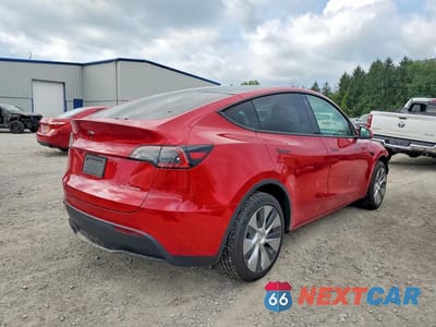 Trzecie zdjęcie samochodu z tyłu: 2022 TESLA MODEL Y VIN:7SAYGDEE7NF354099 - miniatura